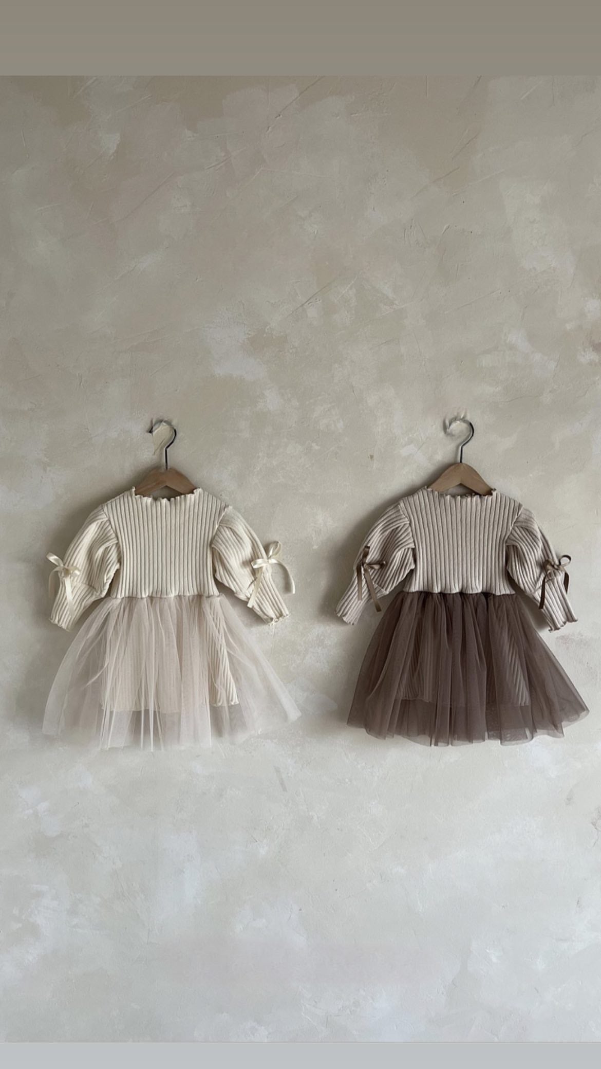 Latte ballerina tulle dress