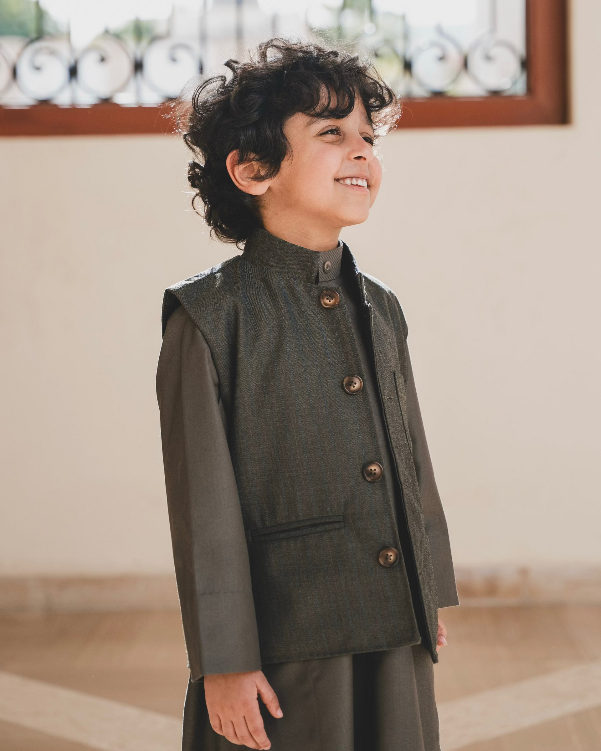 Olive set دشداشة + سديري